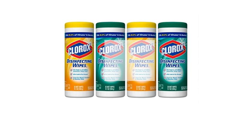 4-Pack Clorox Disinfecting Wipes