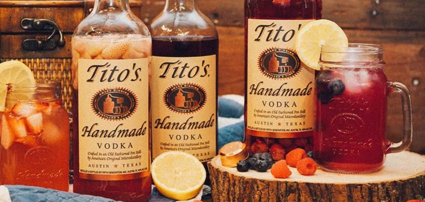 Free Tito's Taster Pin and Cocktail Recipe Booklet