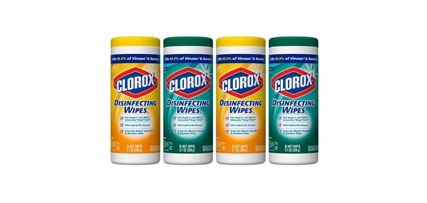 4-Pack Clorox Disinfecting Wipes