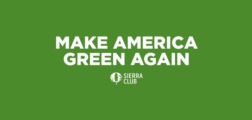 Free Make America Green Again Sticker