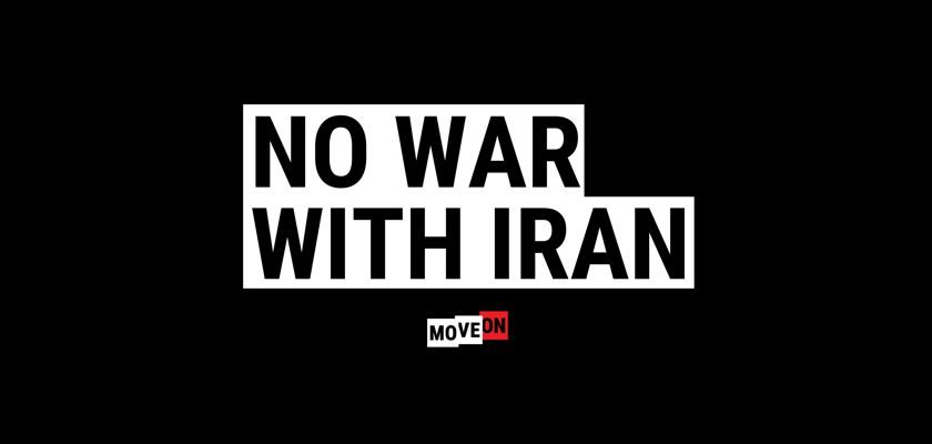 Free No War With Iran Sticker