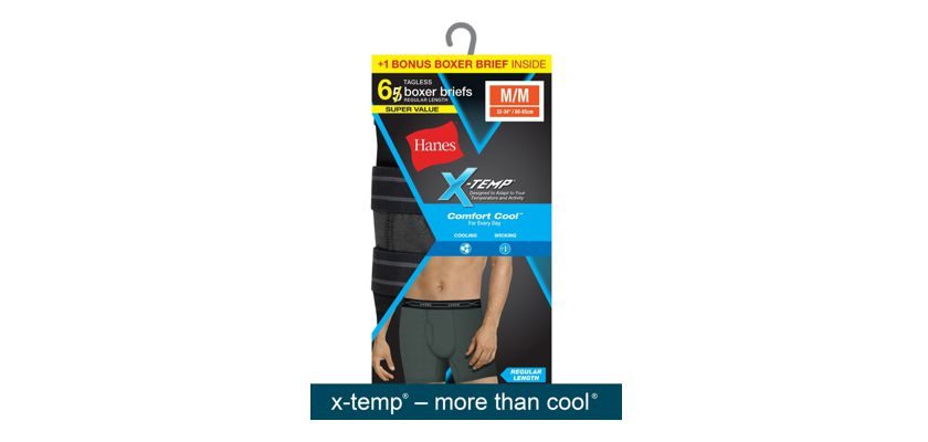 Hanes Men's X-Temp Boxer Briefs