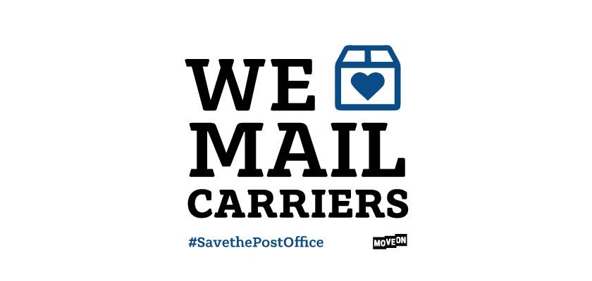 Free We Love Mail Carriers Sticker