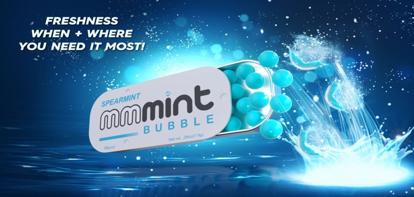 Free Spearmint MMMint Bubble Mints Sample