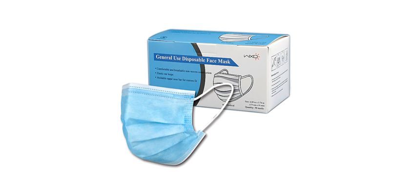 50-Count Disposable Earloop Face Masks