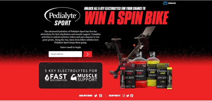 Pedialyte Strive For Five Sweepstakes