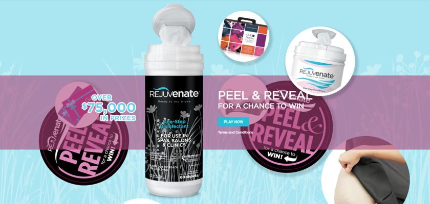 Peel and Reveal Game Sweepstakes