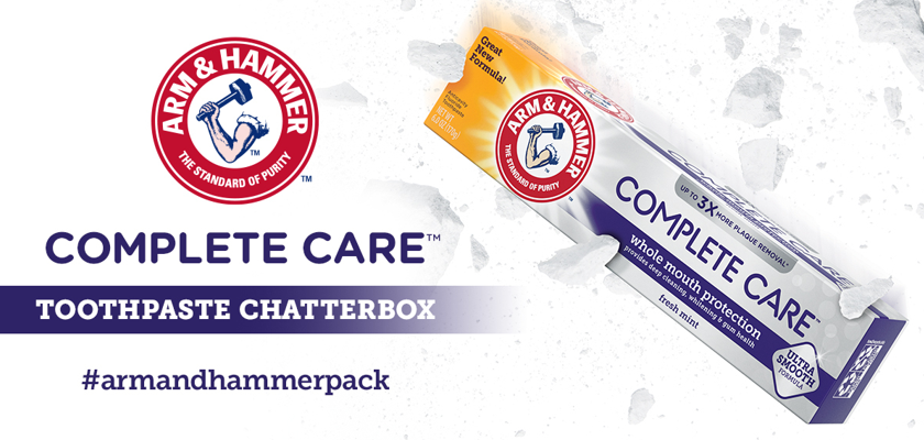 Free ARM & HAMMER Complete Care Toothpaste Chatterbox Kit