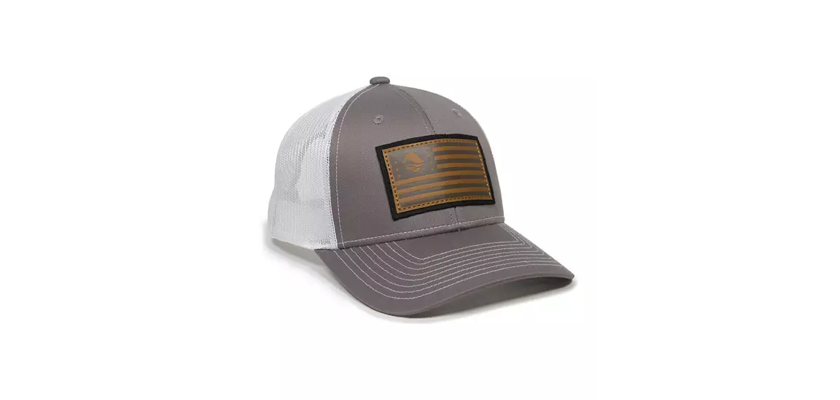 Coast Leather American Flag Patch Hat
