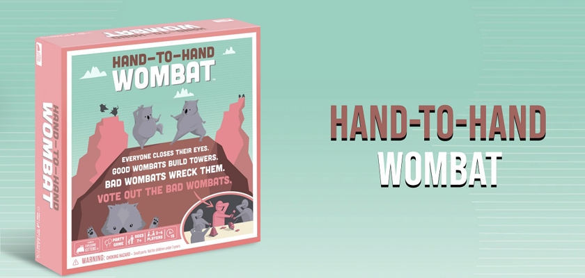 Free Hand to Hand Wombat Game Night Party Kit