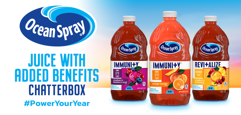 Free Ocean Spray Juice with Added Benefits Chatterbox Kit