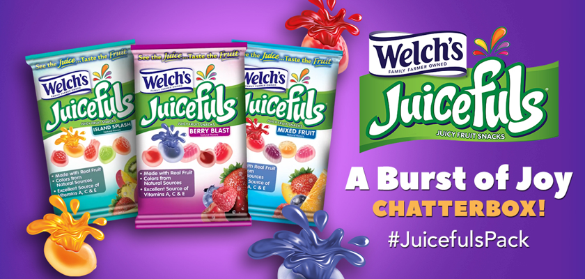 Free Welch’s Juicefuls A Burst of Joy Chatterbox Kit