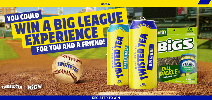 Twisted Tea X Bigs Baseball Giveaway