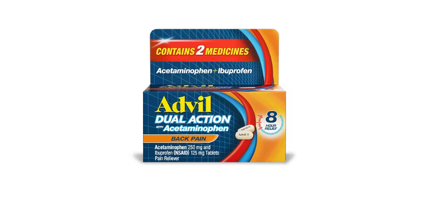 Free Advil Dual Action Back Pain Sample