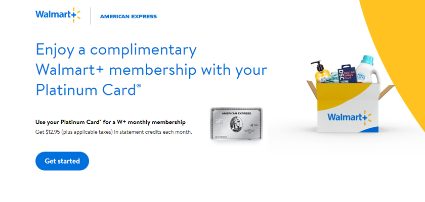 Free Walmart+ Membership For American Express Platinum Card Holders