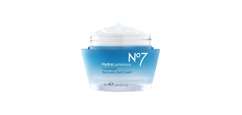 Free No7 HydraLuminous Overnight Recovery Gel Cream