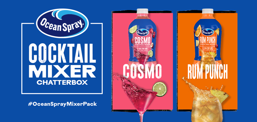 Free Ocean Spray Cocktail Mixer Chatterbox Kit